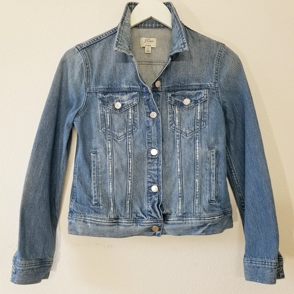 J Crew Blue Denim Jacket in Holston Wash - Picture 2 of 9